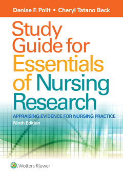 Couverture de l’ouvrage Study Guide for Essentials of Nursing Research