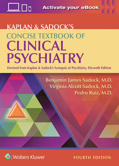 Couverture de l’ouvrage Kaplan & Sadock's Concise Textbook of Clinical Psychiatry