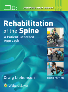 Couverture de l’ouvrage Rehabilitation of the Spine: A Patient-Centered Approach
