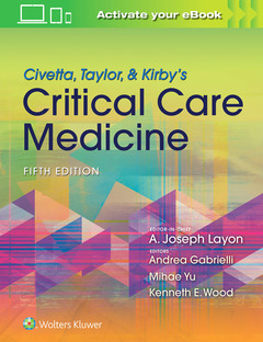 Couverture de l’ouvrage Civetta, Taylor, & Kirby's Critical Care Medicine