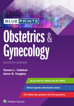 Couverture de l’ouvrage Blueprints Obstetrics & Gynecology