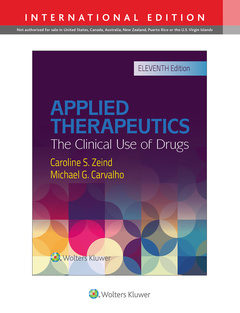 Couverture de l’ouvrage Applied Therapeutics