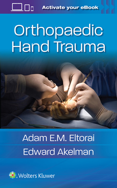 Couverture de l’ouvrage Orthopaedic Hand Trauma