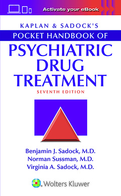 Couverture de l’ouvrage Kaplan & Sadock's Pocket Handbook of Psychiatric Drug Treatment