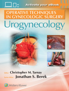 Couverture de l’ouvrage Operative Techniques in Gynecologic Surgery