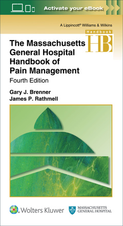 Couverture de l’ouvrage The Massachusetts General Hospital Handbook of Pain Management