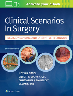 Couverture de l’ouvrage Clinical Scenarios in Surgery