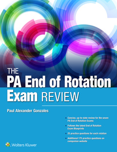 Couverture de l’ouvrage The PA Rotation Exam Review