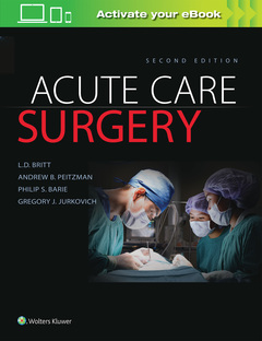 Couverture de l’ouvrage Acute Care Surgery