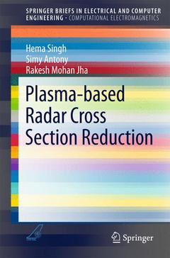 Couverture de l’ouvrage Plasma-based Radar Cross Section Reduction