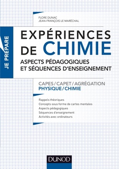 Couverture de l’ouvrage Expériences de chimie - Aspects pédagogiques et séquences d'enseignement - Capes/Agrégation