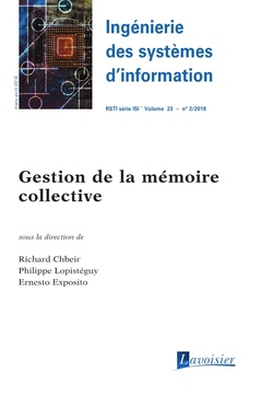 Cover of the book Ingénierie des systèmes d'information RSTI série ISI Volume 23 N° 2 - Mars-Avril 2018