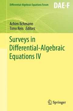 Couverture de l’ouvrage Surveys in Differential-Algebraic Equations IV