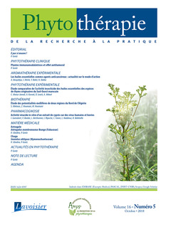 Cover of the book Phytothérapie. Vol. 16 N° 5 - Octobre 2018