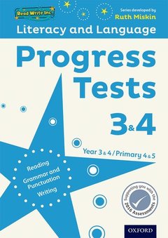 Couverture de l’ouvrage Read Write Inc. Literacy and Language: Years 3&4: Progress Tests 3&4
