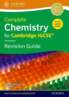 Couverture de l’ouvrage Complete Chemistry for Cambridge IGCSE® Revision Guide