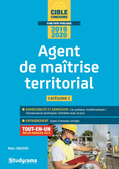 Cover of the book Agent de maîtrise territorial - Catégorie C