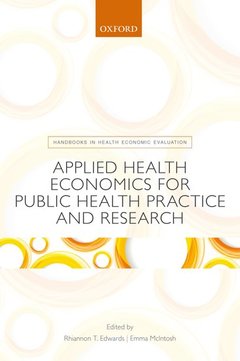 Couverture de l’ouvrage Applied Health Economics for Public Health Practice and Research