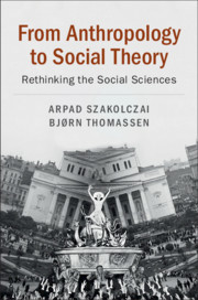 Couverture de l’ouvrage From Anthropology to Social Theory