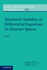 Cover of the book Stochastic Stability of Differential Equations in Abstract Spaces