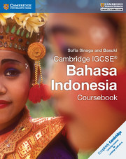 Couverture de l’ouvrage Cambridge IGCSE® Bahasa Indonesia Coursebook
