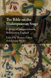 Couverture de l’ouvrage The Bible on the Shakespearean Stage