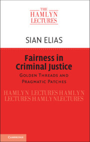 Couverture de l’ouvrage Fairness in Criminal Justice