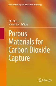 Couverture de l’ouvrage Porous Materials for Carbon Dioxide Capture