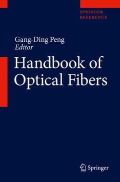 Couverture de l’ouvrage Handbook of Optical Fibers