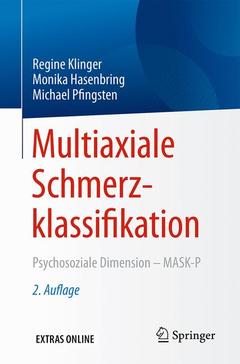Cover of the book Multiaxiale Schmerzklassifikation
