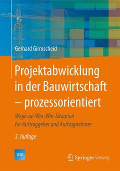 Cover of the book Projektabwicklung in der Bauwirtschaft – prozessorientiert