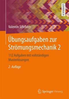 Couverture de l’ouvrage Übungsaufgaben zur Strömungsmechanik 2