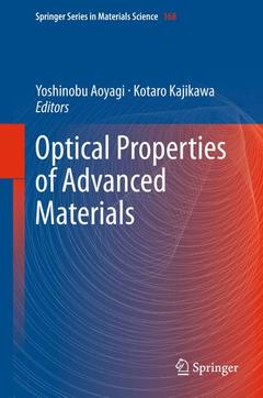 Couverture de l’ouvrage Optical Properties of Advanced Materials