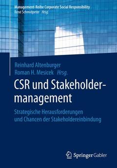 Couverture de l’ouvrage CSR und Stakeholdermanagement