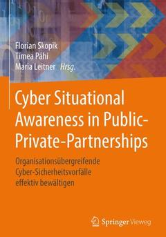 Couverture de l’ouvrage Cyber Situational Awareness in Public-Private-Partnerships