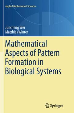 Couverture de l’ouvrage Mathematical Aspects of Pattern Formation in Biological Systems