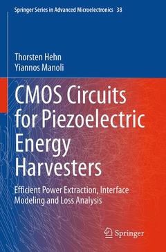 Couverture de l’ouvrage CMOS Circuits for Piezoelectric Energy Harvesters