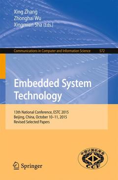Couverture de l’ouvrage Embedded System Technology