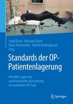 Cover of the book Standards der OP-Patientenlagerung