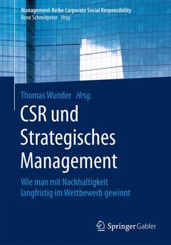 Couverture de l’ouvrage CSR und Strategisches Management