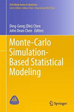Couverture de l’ouvrage Monte-Carlo Simulation-Based Statistical Modeling 