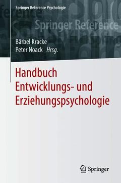 Couverture de l’ouvrage Handbuch Entwicklungs- und Erziehungspsychologie