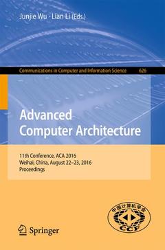 Couverture de l’ouvrage Advanced Computer Architecture