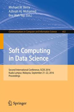 Couverture de l’ouvrage Soft Computing in Data Science