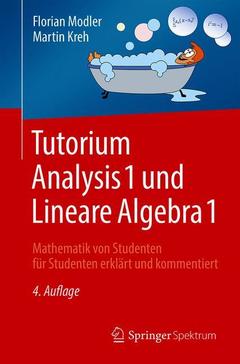 Couverture de l’ouvrage Tutorium Analysis 1 und Lineare Algebra 1