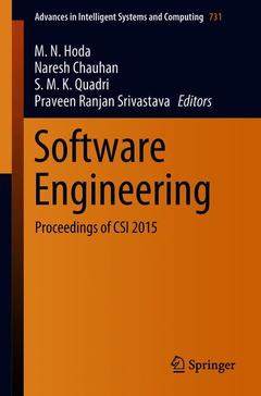 Couverture de l’ouvrage Software Engineering