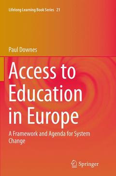 Couverture de l’ouvrage Access to Education in Europe