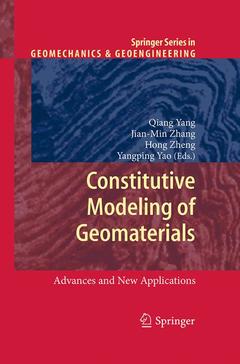 Couverture de l’ouvrage Constitutive Modeling of Geomaterials