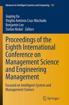 Couverture de l’ouvrage Proceedings of the Eighth International Conference on Management Science and Engineering Management