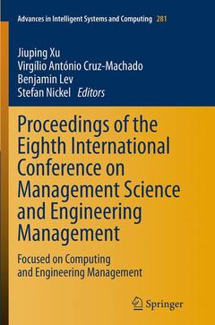 Couverture de l’ouvrage Proceedings of the Eighth International Conference on Management Science and Engineering Management